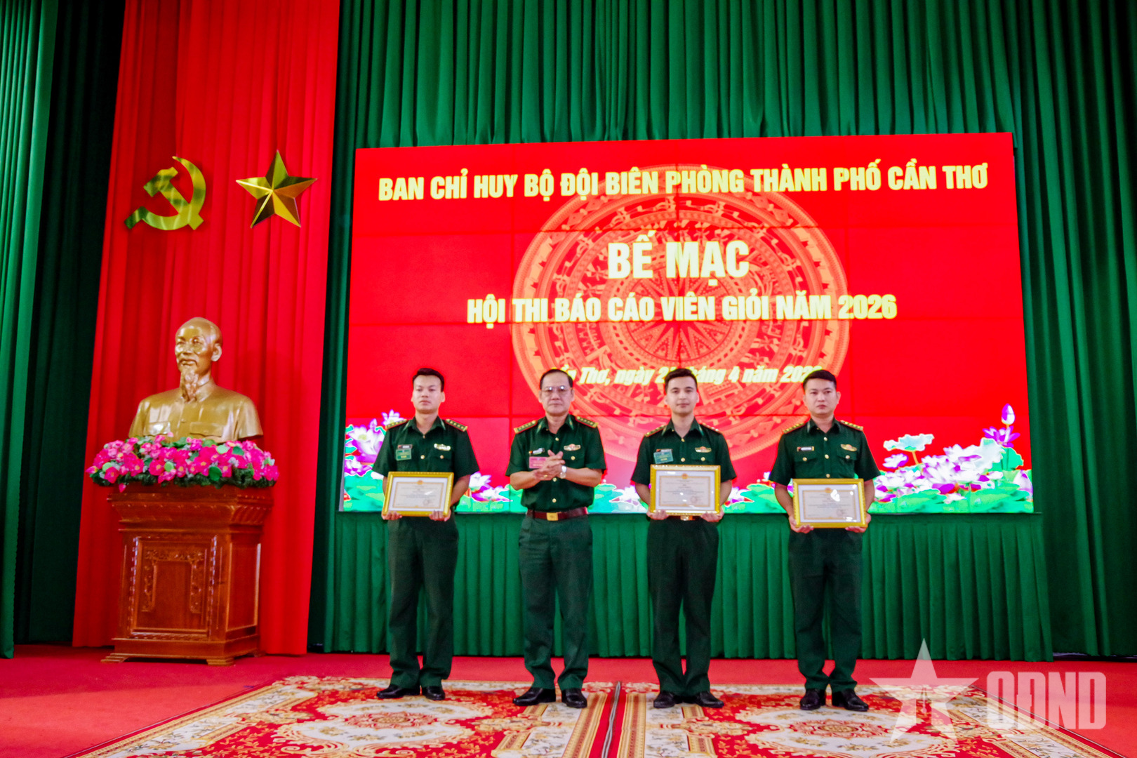 Bộ đội Biên phòng TP Cần Thơ tổ chức thành công hội thi báo cáo viên giỏi